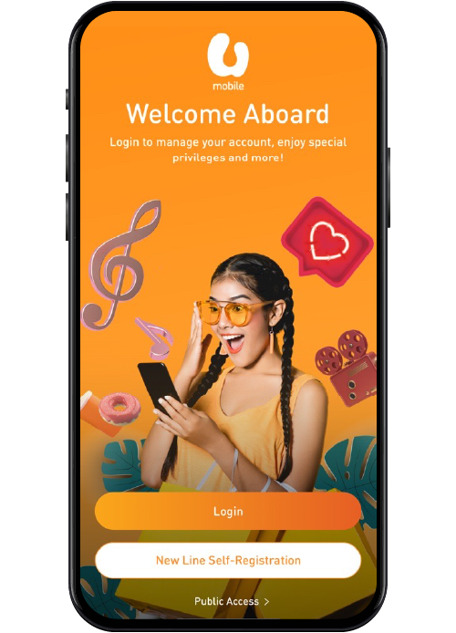 Support Redeem Free Data Step 1 Image U Mobile