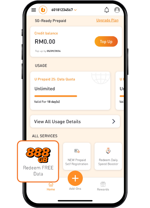 Deals Redeem Free Data Step 2 Image U Mobile