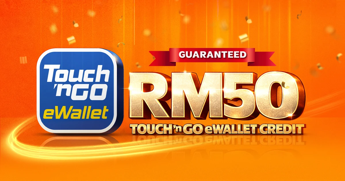 Dapatkan Kredit Touch ’n Go RM50