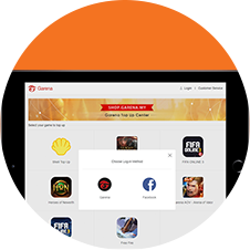 Lifestyle Purchase Garena codes Step 1 Icon U Mobile