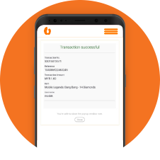 Lifestyle Purchase UniPin codes Step 4 Icon U Mobile