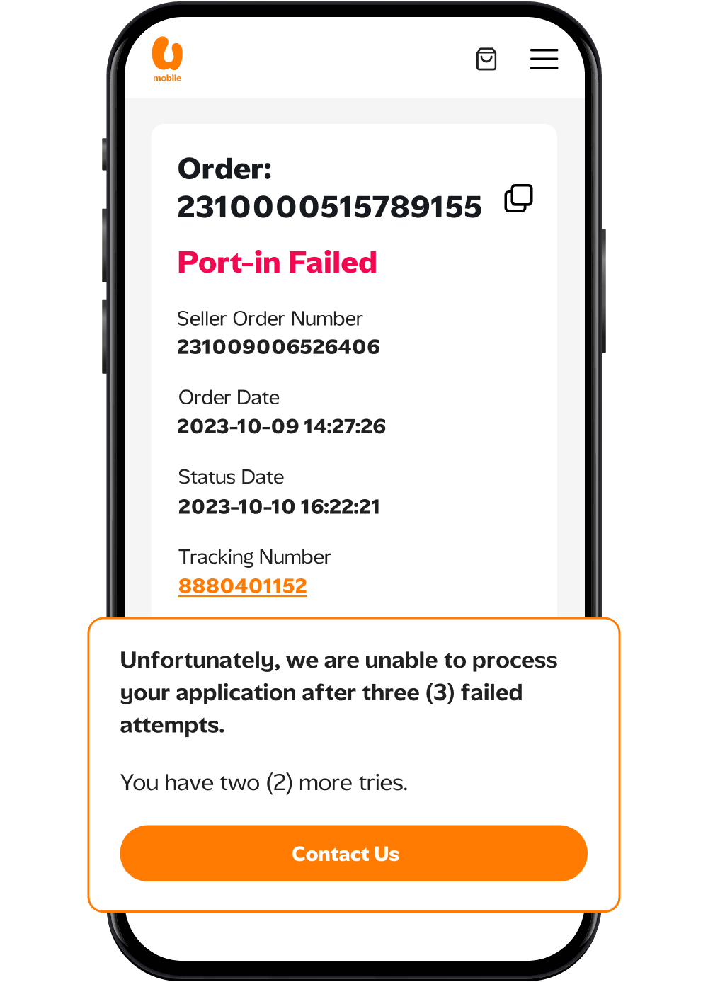 Submit New Port-in Request 