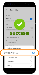 Support Activate 4G Network Step 6 Image U Mobile