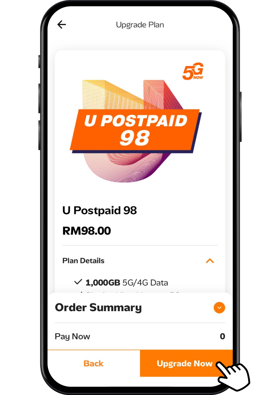 Support Upsize Plan Step 3 Image U Mobile