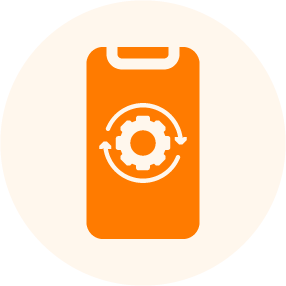 Support Automatic Activation Line Icon U Mobile