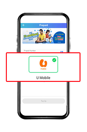Prepaid TnG step 2 Image U Mobile
