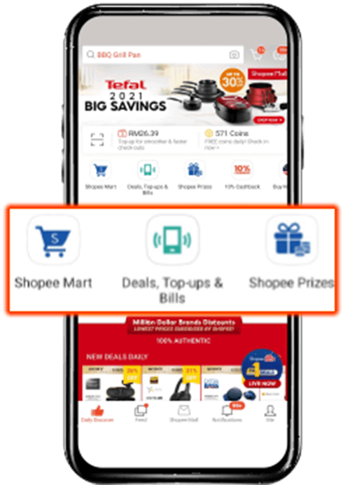 Prepaid Shopee step 1 Image U Mobile