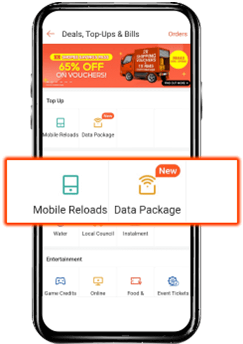 Prepaid Shopee step 2 Image U Mobile