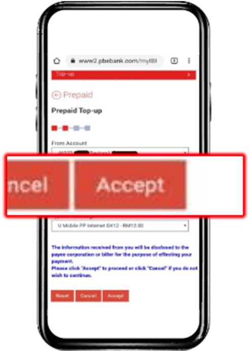Prepaid Public Bank Step 4 Image U Mobile