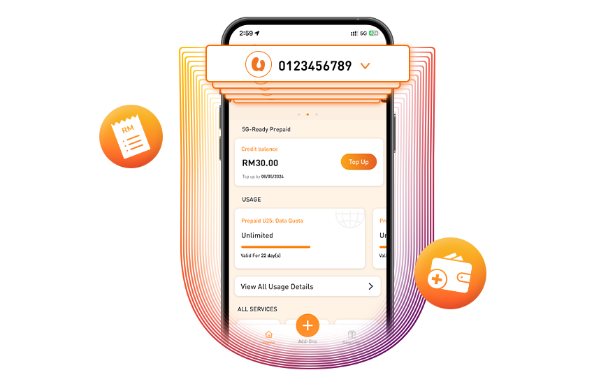 Support Account Management and Binding Banner Image U Mobile