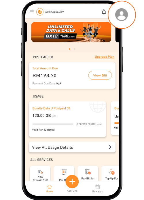 Postpaid Postpaid Physical Bill Statement 1 Image U Mobile